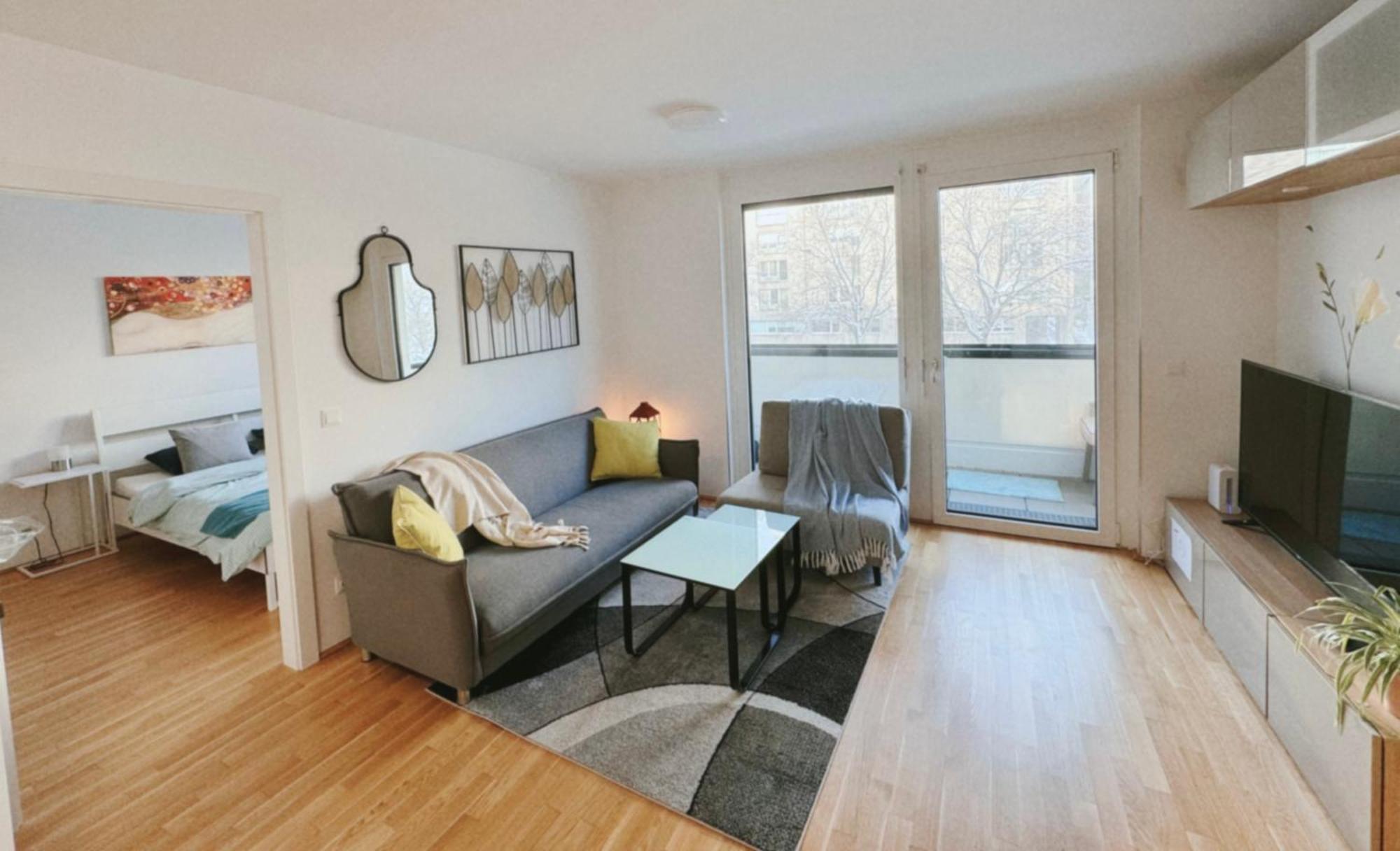U1 Alte Donau Old Danube City Apartment 2 Вена Экстерьер фото